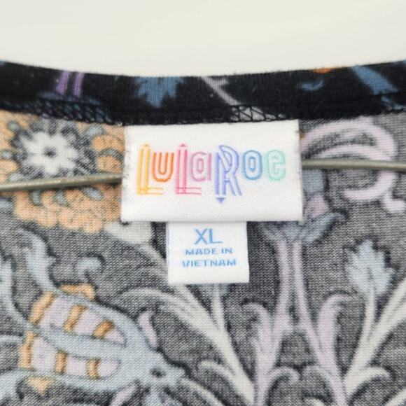 Lularoe Short Sleeve Floral Print Dress Womens Size Extra Large XL - Picture 3 of 4